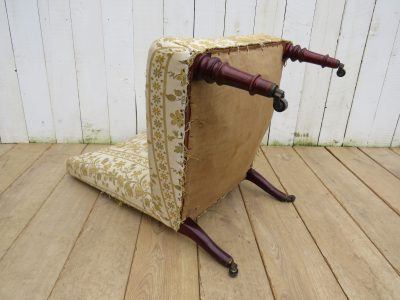 Antique French Napoleon III Slipper Chair Antique Chairs 9