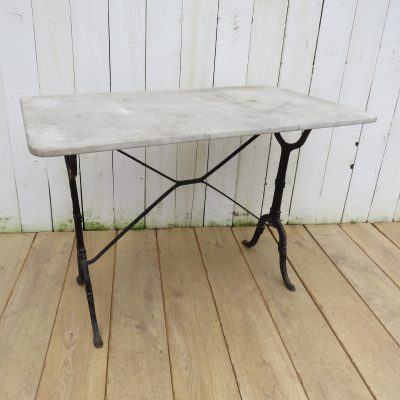 French Marble Top Garden Table Antique Furniture 3