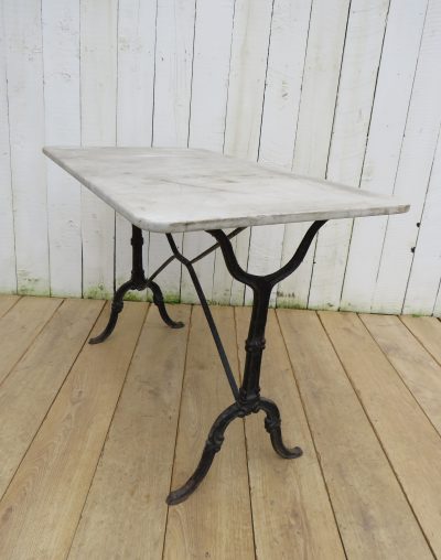 French Marble Top Garden Table Antique Furniture 8