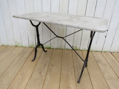 French Marble Top Garden Table Antique Furniture 6