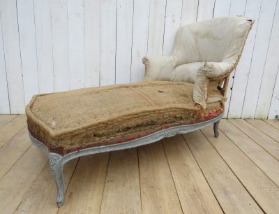 Antique French Napoleon III Daybed Chaise Longue Antique Beds 9