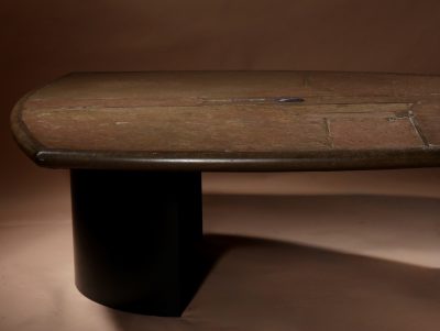 Brutalist Very Rare Shaped Signed And Dated Paul Kingma Coffee Table, 1995. brutalist Antique Furniture 10