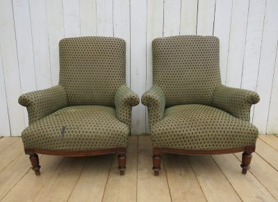 Pair Of Antique French Armchairs Antique Chairs 4