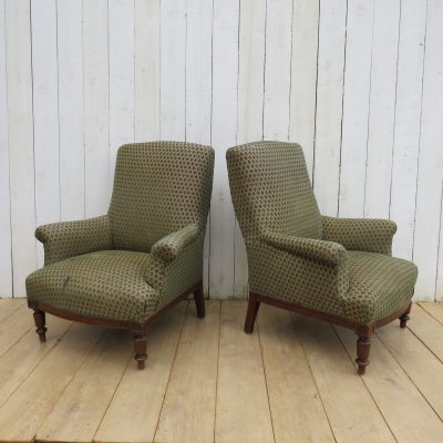 Pair Of Antique French Armchairs Antique Chairs 3