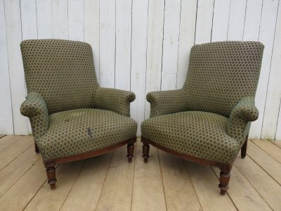 Pair Of Antique French Armchairs Antique Chairs 11