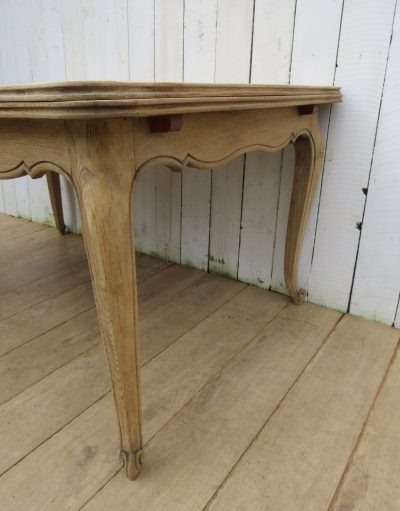 Bleached Oak Extending Dining Table Antique Desks 5