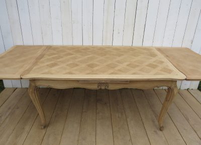 Bleached Oak Extending Dining Table Antique Desks 10