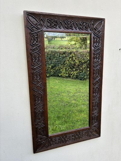 Pair of Arts & Crafts Celtic Knot Mirrors antique mirrors Antique Mirrors 4