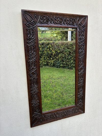 Pair of Arts & Crafts Celtic Knot Mirrors antique mirrors Antique Mirrors 5