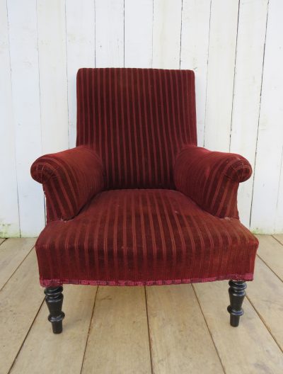 Antique French Napoleon III Armchair Antique Chairs 4