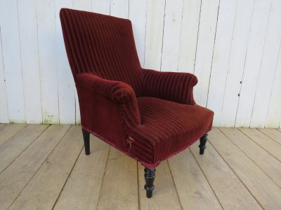 Antique French Napoleon III Armchair - Image 8