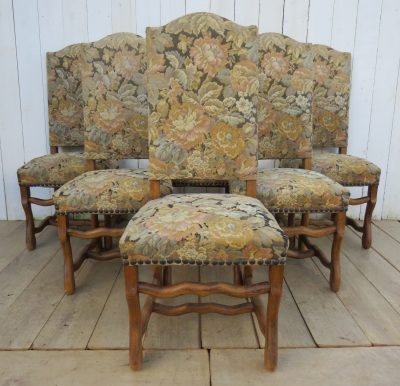 Set Of Six Os De Mouton Dining Chairs Antique Chairs 12