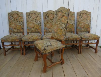 Set Of Six Os De Mouton Dining Chairs Antique Chairs 7