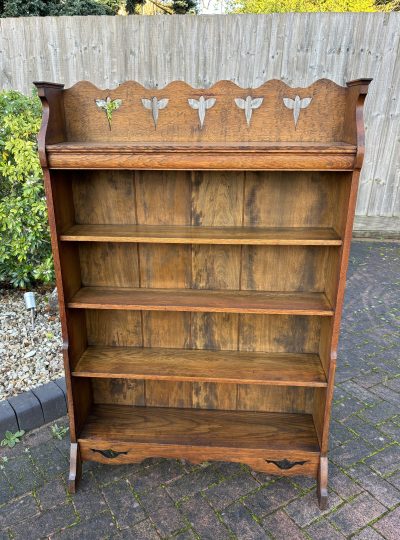 Arts & Crafts Oak Bookcase Arts & Crafts Antique Bookcases 3