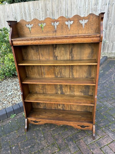 Arts & Crafts Oak Bookcase Arts & Crafts Antique Bookcases 9