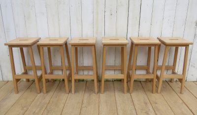 Tall Pair Of Vintage Bar Stools Antique Stools 9