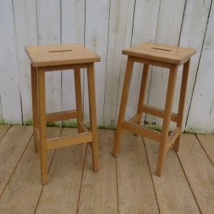 Tall Pair Of Vintage Bar Stools Antique Stools