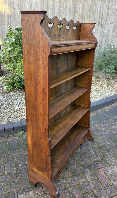 Arts & Crafts Oak Bookcase Arts & Crafts Antique Bookcases 6