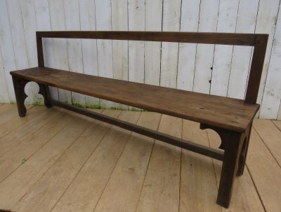 Antique French Oak Hall Bench Antique Benches 13