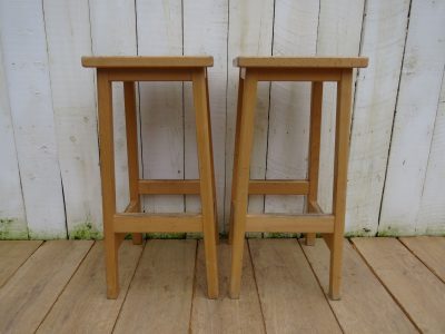 Tall Pair Of Vintage Bar Stools Antique Stools 6