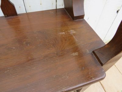 Antique French Oak Hall Bench Antique Benches 8