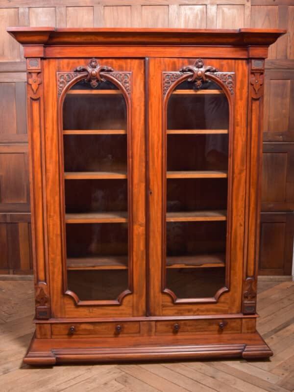 Victorian Mahogany Bookcase SAI2391 Antique Bookcases 34