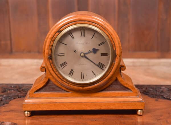 Oak Mantle Clock Thwaites & Reed Of London SAI2425 Antique Clocks 8