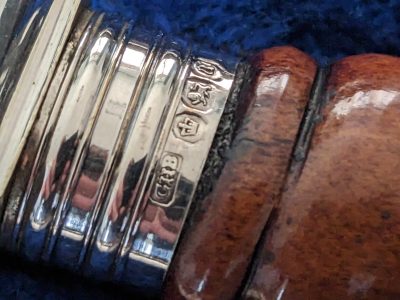 Sheffield Victorian carving knife set absolutely stunning Antique Knives 5