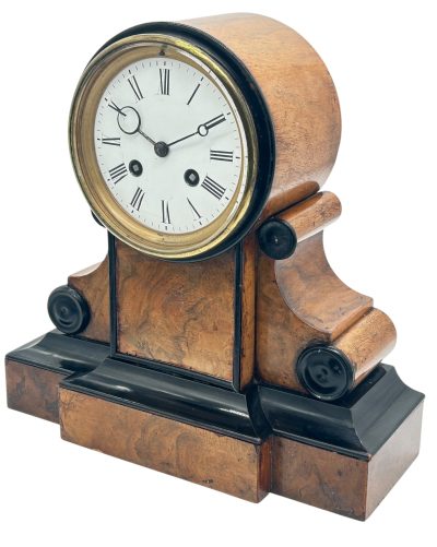 Classical Victorian Drum Head Mantel Clock – 8 Day Clock – ca1850 Mantel Clock Antique Clocks 4