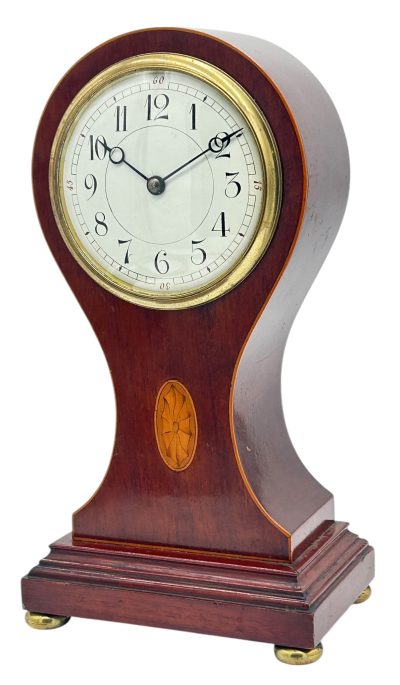 Awesome Edwardian balloon shaped mantel clock – ca 1905 French mantel clock Antique Clocks 4