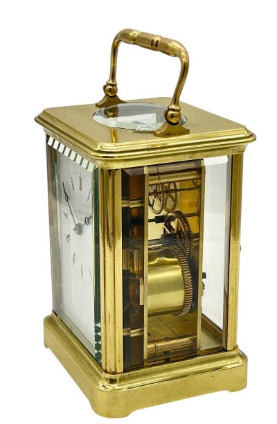 Stunning Larger Sized French Carriage clock – ca 1890 carriage clock Antique Clocks 4