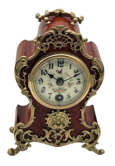 Fabulous & Rare Antique Lenskirch 8 day Mantel Clock Antique mantlle clocks Antique Clocks 5