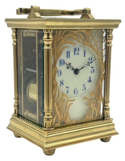 Superb Antique Victorian French 8 day gong striking Carriage clock– ca 1880 carriage clock Antique Clocks 4