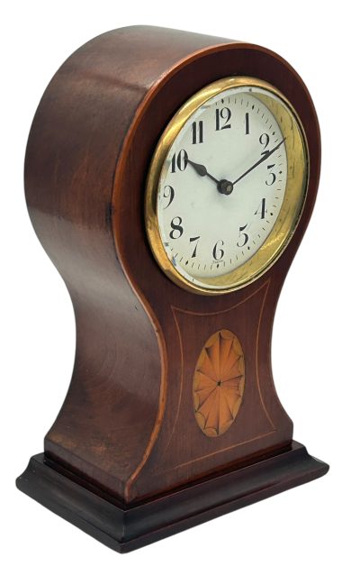 Lovely Edwardian Balloon Shape Mantel Clock – ca 1905 French mantel clock Antique Clocks 5