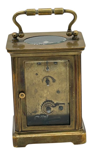 Charming Antique French Carriage clock – ca1900 carriage clock Antique Clocks 5