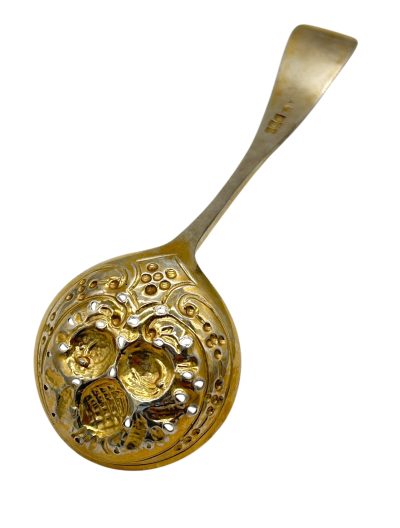 Victorian Silver Gilt Sifter Spoon/ladle – London - ca 1898