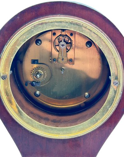 Awesome Edwardian balloon shaped mantel clock – ca 1905 French mantel clock Antique Clocks 6