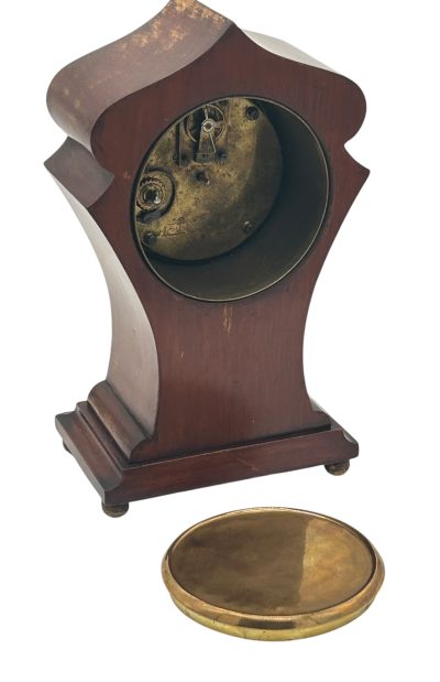 Fantastic Edwardian Art nouveau Tulip shape Mantel Clock – ca 1905 Mantel Clock Antique Clocks 6