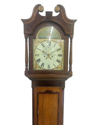 Fantastic Antique English longcase clock – Chester – ca 1850 18th century longcase clock Antique Clocks 5