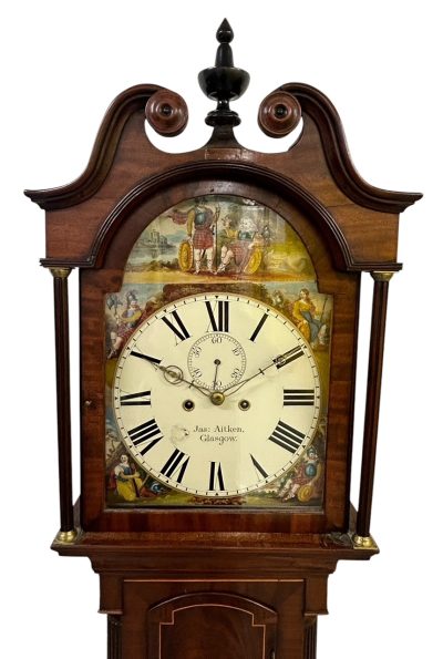 Superb Antique Scottish mahogany Long Case clock – ca 1835 18th century long case clock Antique Clocks 6