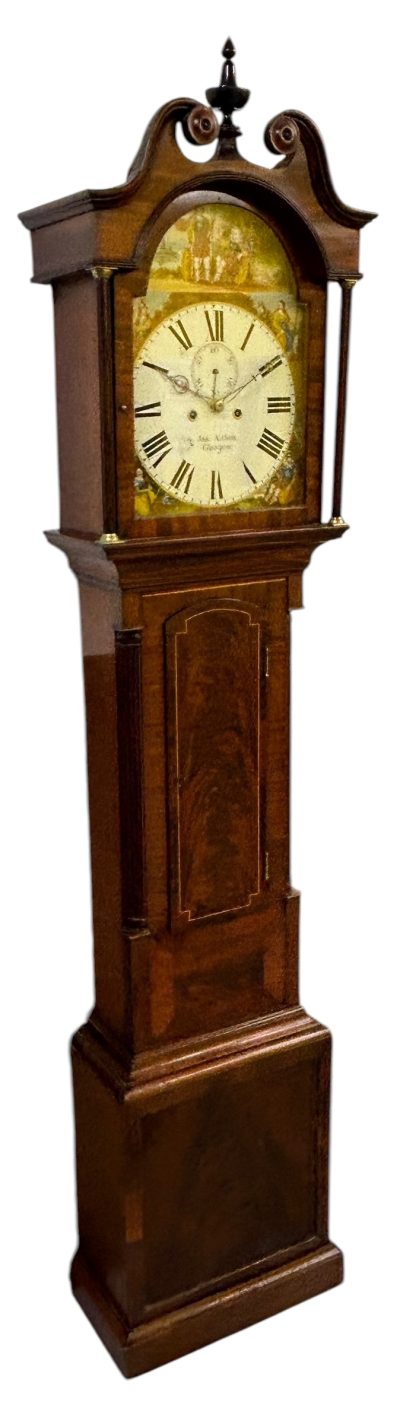 Superb Antique Scottish mahogany Long Case clock – ca 1835 18th century long case clock Antique Clocks 7