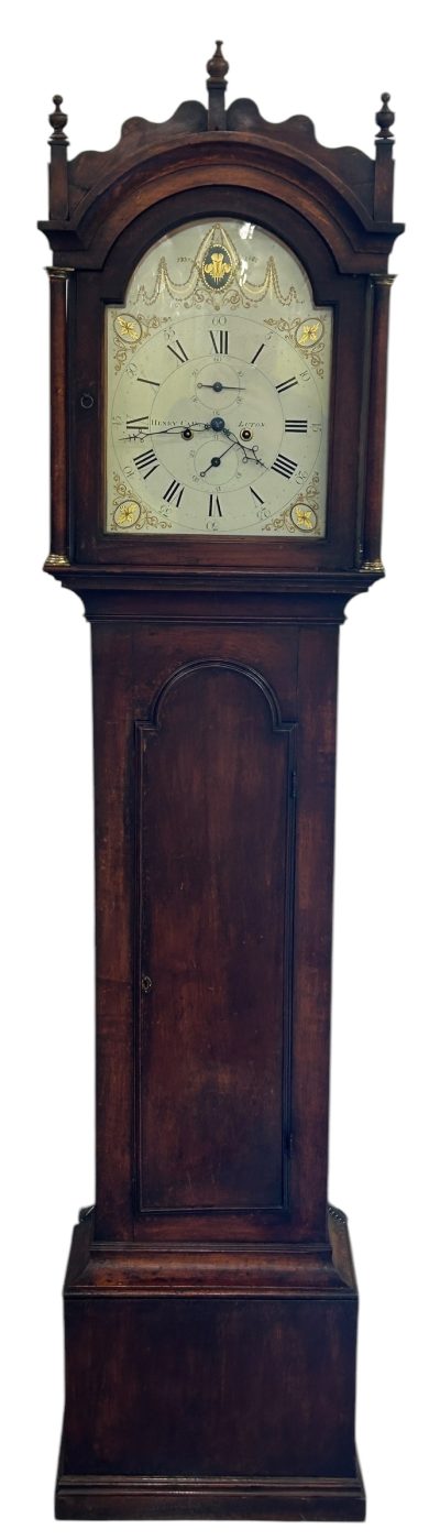 Fabulous Antique English “Luton” Oak case Longcase 8 day clock – 1800 18th century long case clock Antique Clocks 8