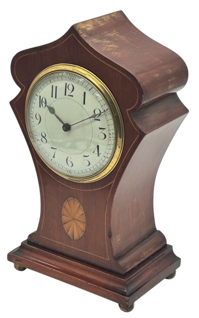 Fantastic Edwardian Art nouveau Tulip shape Mantel Clock – ca 1905 Mantel Clock Antique Clocks 8