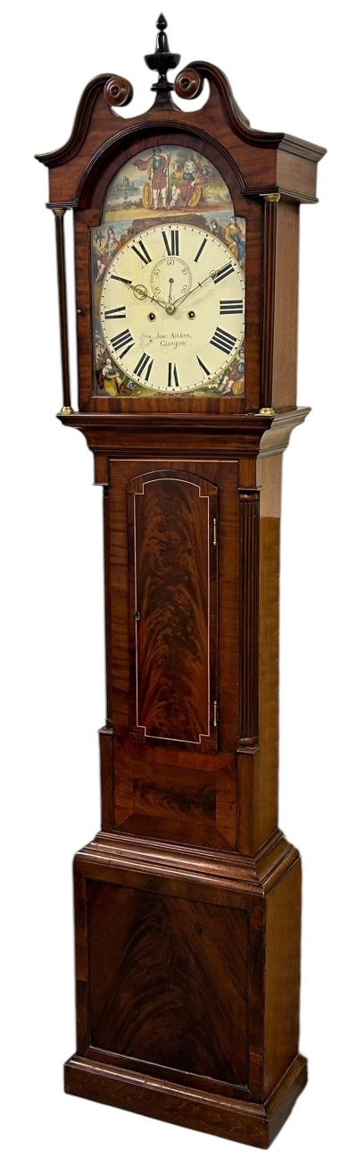 Superb Antique Scottish mahogany Long Case clock – ca 1835 18th century long case clock Antique Clocks 8