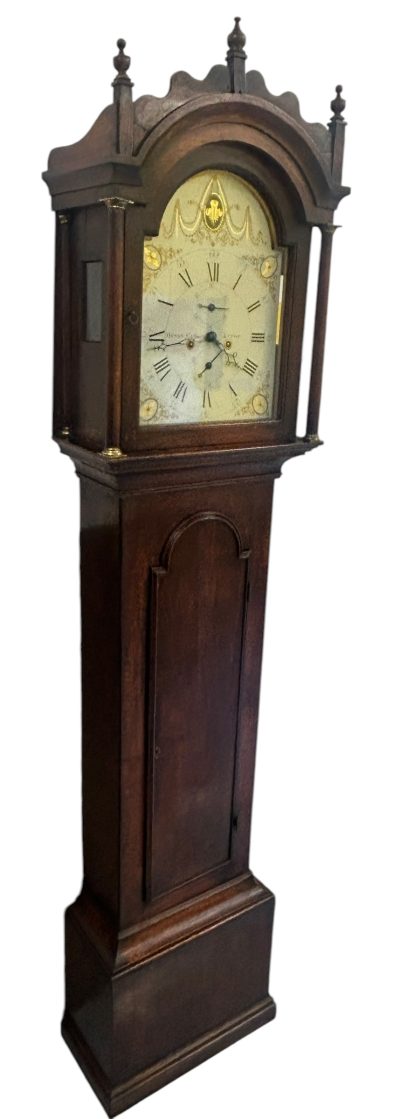 Fabulous Antique English “Luton” Oak case Longcase 8 day clock – 1800 18th century long case clock Antique Clocks 9