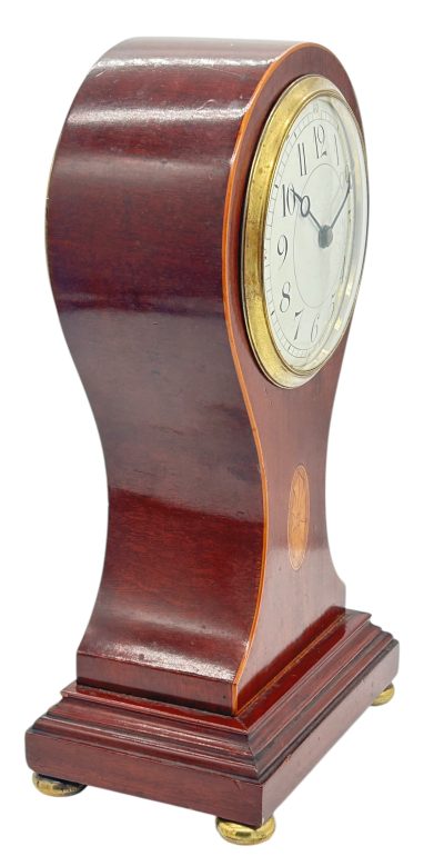 Awesome Edwardian balloon shaped mantel clock – ca 1905 French mantel clock Antique Clocks 9