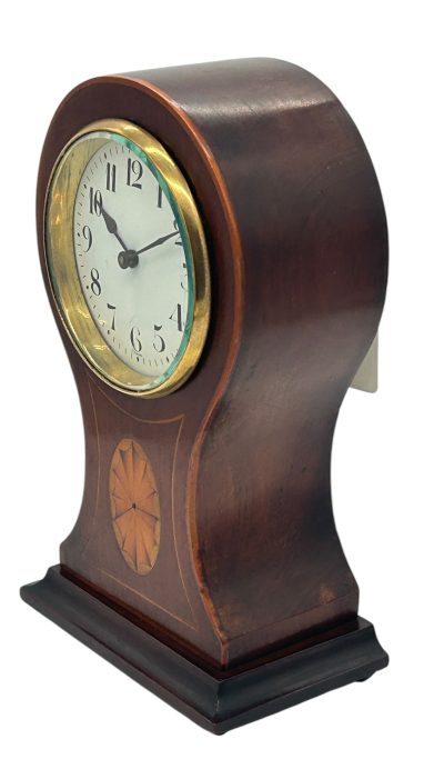 Lovely Edwardian Balloon Shape Mantel Clock – ca 1905 French mantel clock Antique Clocks 9