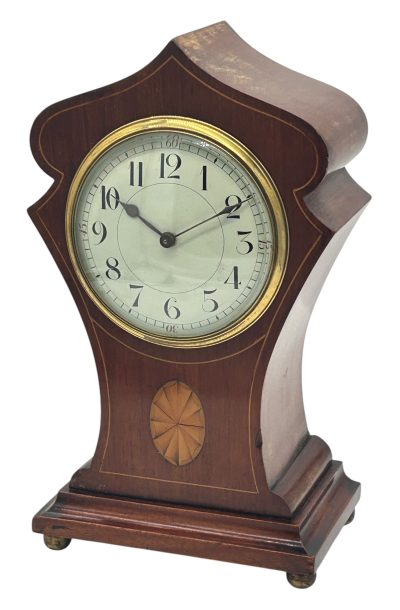 Fantastic Edwardian Art nouveau Tulip shape Mantel Clock – ca 1905 Mantel Clock Antique Clocks 9