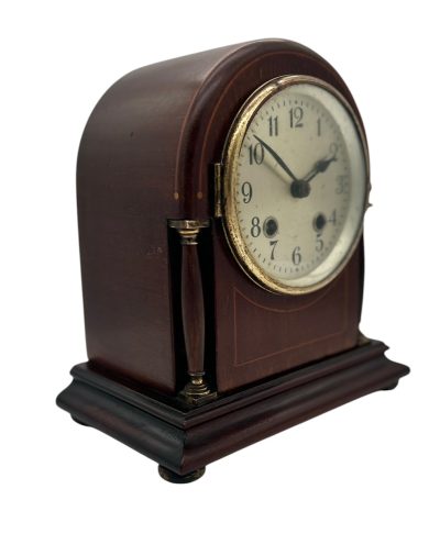 Lovely Edwardian 8 day Arched Top Mantel clock – ca 1905 Mantel Clock Antique Clocks 5