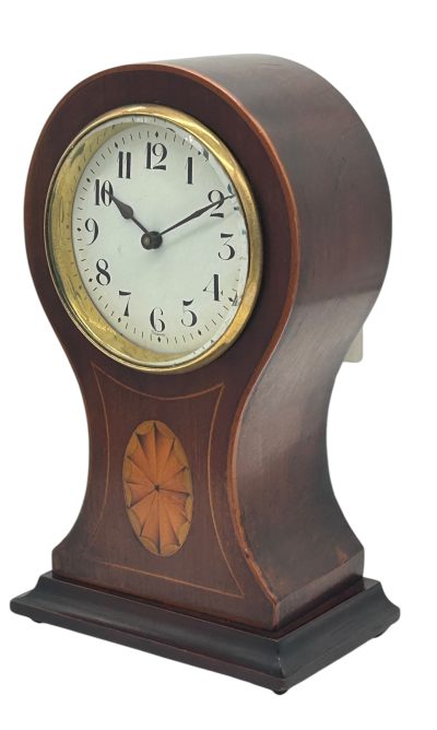 Lovely Edwardian Balloon Shape Mantel Clock – ca 1905 French mantel clock Antique Clocks 10